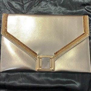 Charming Charlie’s Gold Clutch